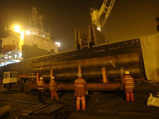 QUALITÀ  Hot Rolled SAWL SSAW Steel Pipe Length Customized For Natural Gas And Oil Pipeline fabbrica