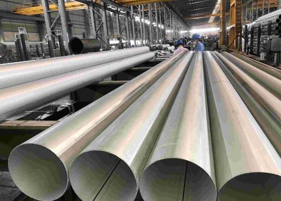 QUALITÀ  Polished Stainless Steel Pipe Tubing Round For Gas Pipeline / Building fabbrica