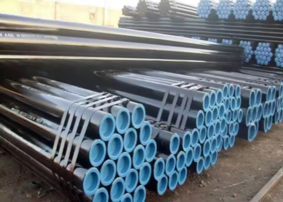 QUALITÀ  Water Transport Steel Casing Pipe Threaded End Connection and Black Painting fabbrica