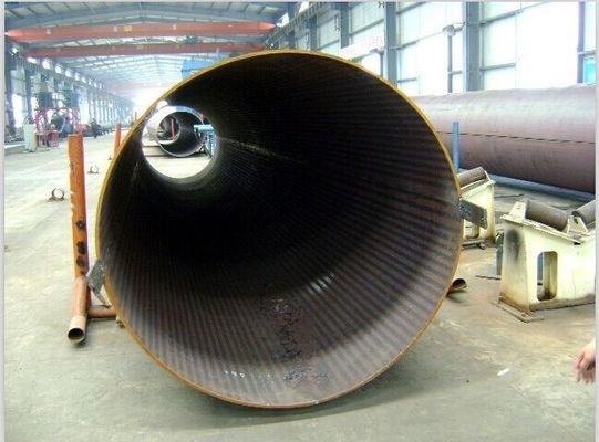 Segmento di tubo d'acciaio a spirale di LSAW su misura per l'accatastamento del progetto