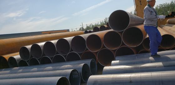 Diametro a 28 pollici del tubo d'acciaio del grado B LSAW di ASTM A53 grande per i materiali da costruzione