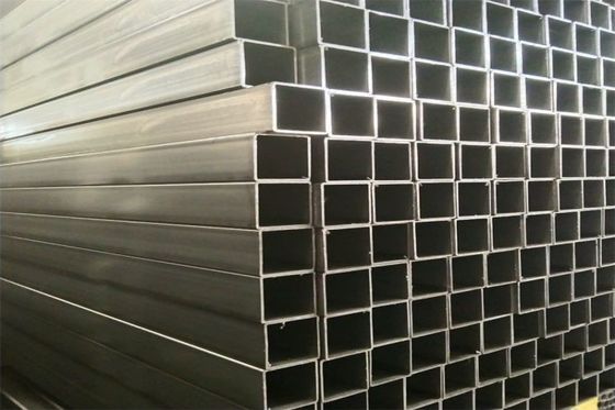 Metropolitana d'acciaio rettangolare galvanizzata immersa calda 40x40 75x75 Hollow Ms Square Pipe