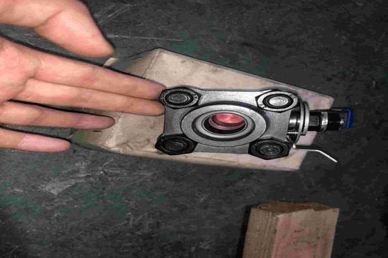Sede valvola della farfalla di acciaio inossidabile dell'ingranaggio a vite dell'hardware per fusione dell'acciaieria