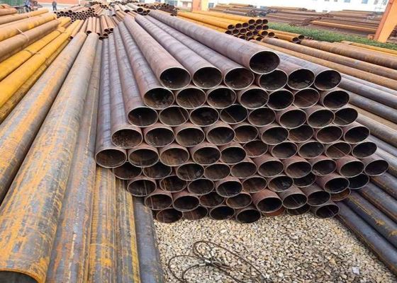 Forma di sezione rotonda dimensione personalizzata tubo di acciaio al carbonio senza saldatura per condotte idriche