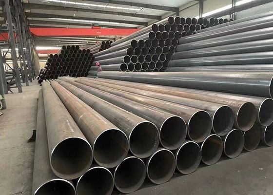 Tubo in acciaio al carbonio ERW con finitura di superficie nera / galvanizzata / vernice