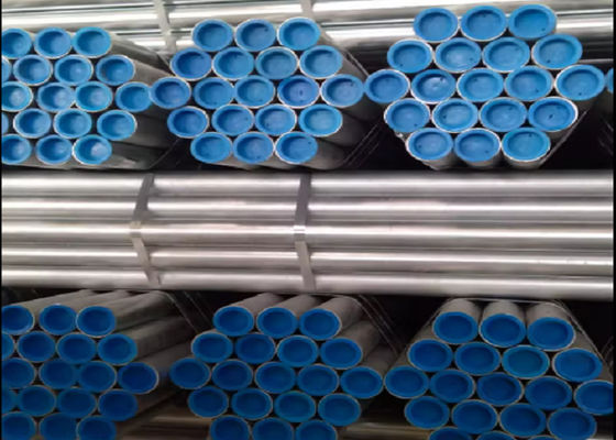 Tubo di acciaio saldato a frequenza certificata ISO 9001 con rivestimento galvanizzato
