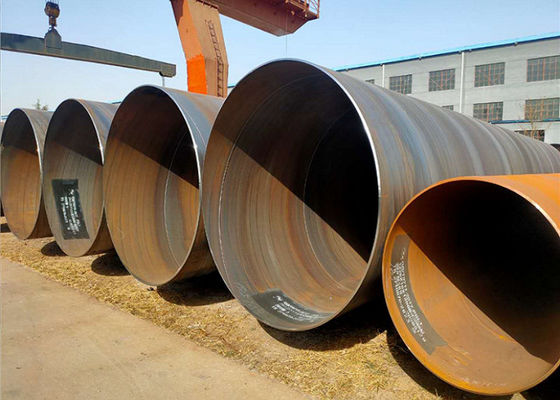 SSAW tubo di acciaio con 0,068in-52in gamma e 219.1mm-2540mm di diametro esterno