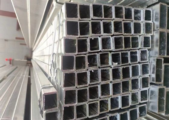 Sezioni galvanizzate di acciaio cavo con standard certificati e materiali diversi