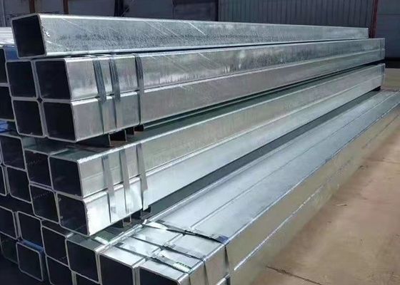 Sezioni vuote di acciaio galvanizzato ASTM JIS GB Standard 1-12m Lunghezza 5-400mm Diametro interno Profili vuote