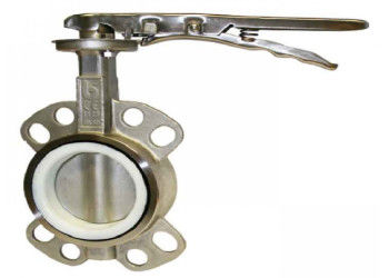 Valvola a farfalla manuale a cuneo singolo classe 150LB-1500LB in acciaio inossidabile
