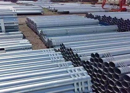 OEM tubi in acciaio galvanizzato tubo senza cuciture per la verniciatura nera anti ruggine