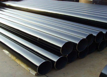 ASTM A53 Tubo di acciaio a guinzaglio con saldatura longitudinale verniciato in nero da 21,3 mm a 660 mm OD