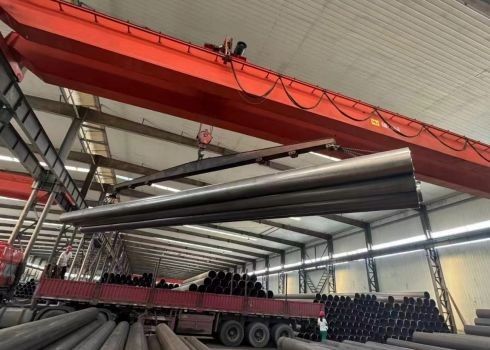 Tubo di acciaio laminato a caldo con resistenza elettrica saldato in forme quadrate rettangolari rotonde
