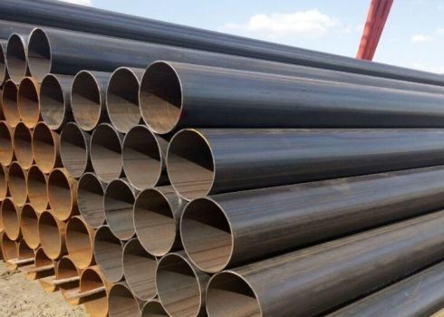 Tubo in acciaio soddisfa DIN EN 10210/10219/ASTM A500 0,5-60mm Parete 1-24m Lunghezza certificato SGS