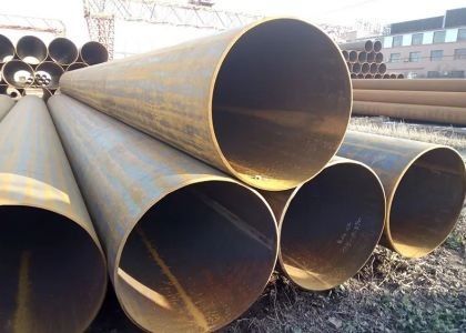ASTM A252 Saldatura di tubi lunghi di trasmissione di petrolio e gas LSAW tubi in acciaio