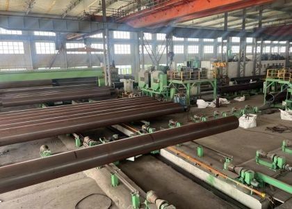 Tubi in acciaio di grande diametro saldati ASTM A252 Standard per la costruzione e la struttura