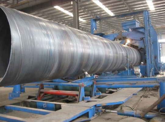 5mm-25.4mm Certificato di prova di mulino SSAW tubo di acciaio per macchine pesanti