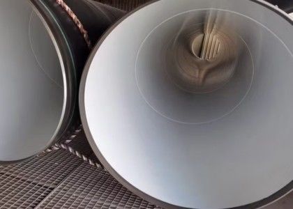 Q235 Tubi in acciaio SSAW rivestiti in 3PE per progetti di costruzione petrolifera