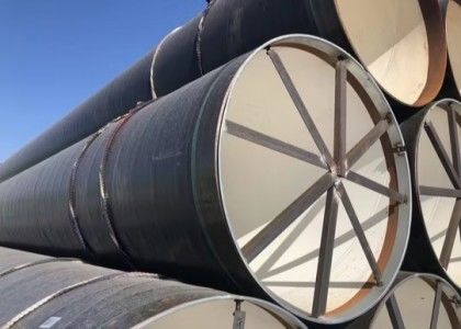 Q235 Tubi in acciaio SSAW rivestiti in 3PE per progetti di costruzione petrolifera