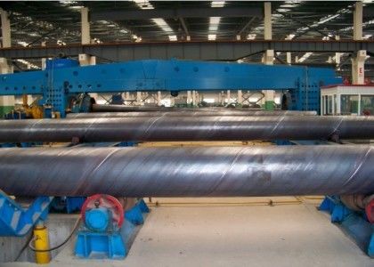 Tubi in acciaio SSAW rivestiti in 3PE Dimensioni 1010 mm OD 1626 mm Grande diametro