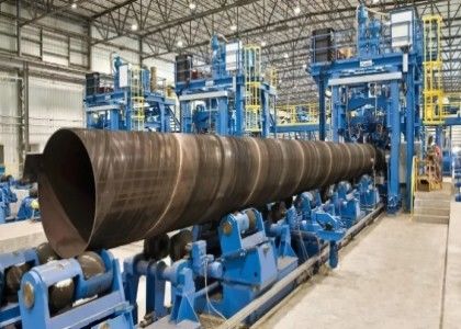 API 5L ASTM A53 SSAW tubo di acciaio con diametro fuori 219.1mm-2540mm