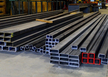Sezioni vuote in acciaio galvanizzato lunghezza 1-12 m per materiali da costruzione