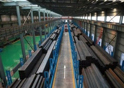 Componenti strutturali solari Sezioni vuote in acciaio lunghezza da 2 a 12 m per materiali da costruzione