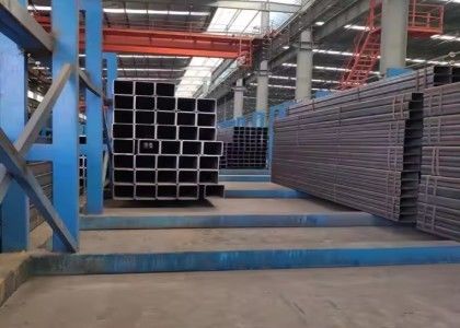 ASTM A500 Sezioni vuote di acciaio rettangolare con servizio di lavorazione del decollaggio e superficie di colore