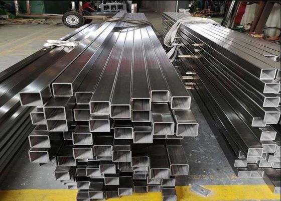 Tubo strutturale in acciaio inossidabile a forma quadrata con tecnica di laminatura a freddo