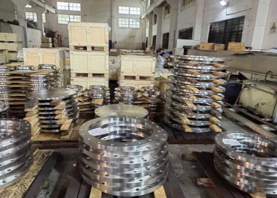 Slip-On Steel Blind Flange Black Paint Surface per le flange Requisito di connessione