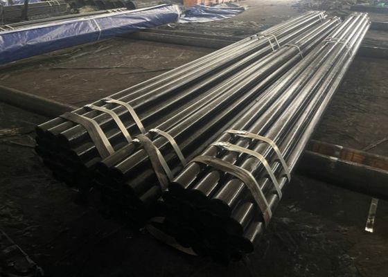GB/T8162 Tubo di acciaio senza cuciture standard con verniciatura nera e tolleranza del ±10% nel processo di produzione laminato a caldo