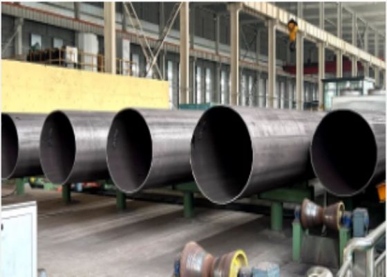 Tubo di struttura nuda Tubo di acciaio LSAW con spessore della parete 5 mm-50 mm