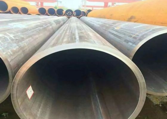 Piombo in acciaio LSAW con rivestimento di olio antirrugine per linea saldata longitudinale standard EN10210