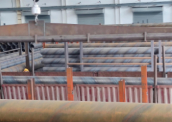 Tubo in acciaio SSAW per applicazioni strutturali di petrolio, gas e acqua