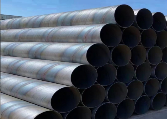 Tubo in acciaio SSAW per costruzioni Q235 Q345 Lunghezza 6-12M Tolleranza ±1%