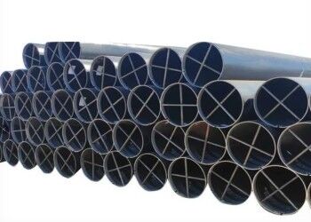 Tubi in acciaio LSAW rivestiti in 3PE e 3PP con la norma EN10210 per applicazioni strutturali e di impilazione