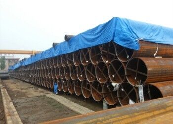 Tubo in acciaio LSAW con diametro esterno 355,6 mm-2320 mm, spessore della parete 5 mm-50 mm e rivestimento in 3PE per il trasporto di fluidi durevoli