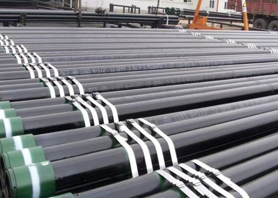 Tubi API 5CT con trattamento estinto e temperato per la perforazione di giacimenti petroliferi di diametro esterno da 21,9 a 812,8 mm e 8-20 fili per pollice