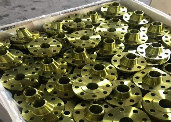 Vernice gialla Flange in acciaio di classe 300 per applicazioni industriali ad alta pressione