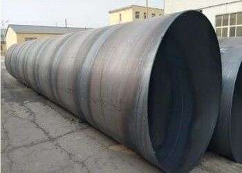 Tubo in acciaio SSAW con spessore della parete da 5 mm e 25,4 mm, ideale per l'edilizia industriale e il trasporto di fluidi