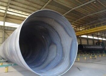 Tubo in acciaio SSAW con spessore della parete da 5 mm e 25,4 mm, ideale per l'edilizia industriale e il trasporto di fluidi