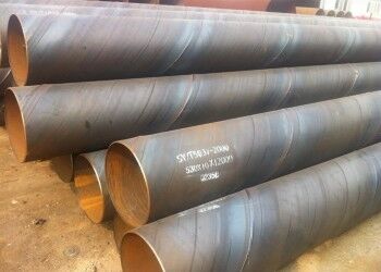 Tubo in acciaio GB Standard SSAW con spessore della parete da 5 mm a 25,4 mm e diametro esterno da 219,1 mm a 2540 mm per la costruzione e la produzione