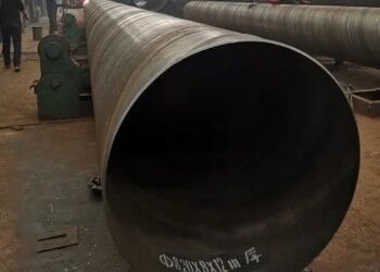 Tubo in acciaio GB Standard SSAW con spessore della parete da 5 mm a 25,4 mm e diametro esterno da 219,1 mm a 2540 mm per la costruzione e la produzione