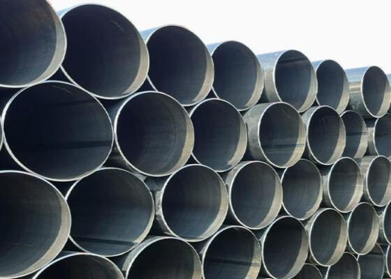 0.5-60 mm Spessore della parete ERW tubo di acciaio ASTM A500 certificato per vari progetti di ingegneria